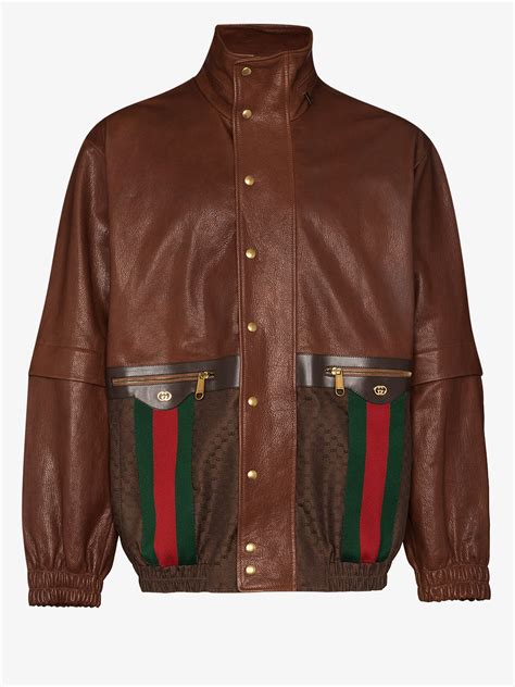 mens gucci gilet|gucci leather jackets for men.